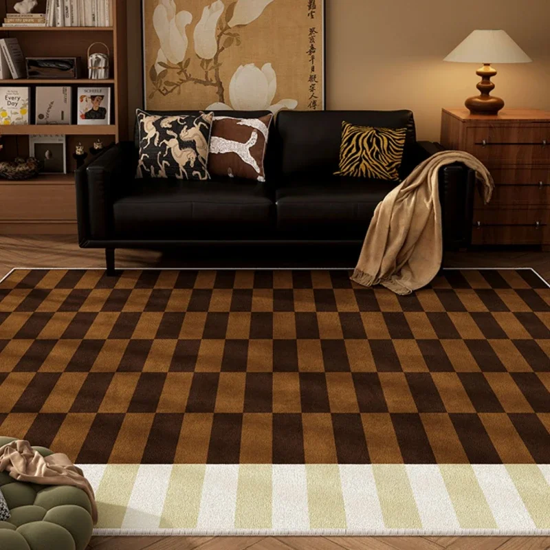 Minimalist Colorful Plaid Carpet Living Room Striped Multi Color Carpets Comfortable Soft Large Size Rugs Retro Art Bedroom Rug
Minimalist Colorful Plaid Carpet Living Room Striped Multi Color Carpets Comfortable Soft Large Size Rugs Retro Art Bedroom Rug