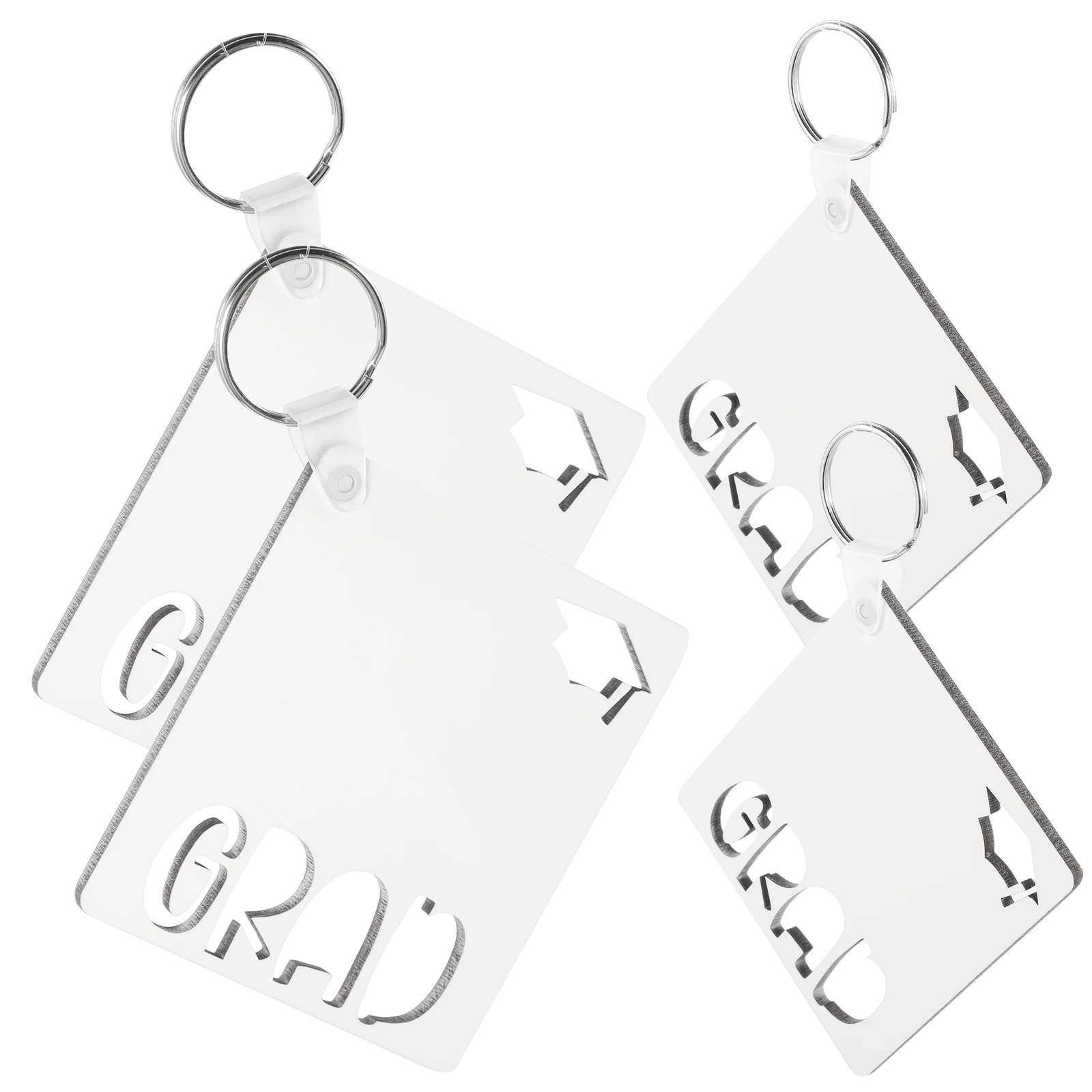 4Pcs Sublimation Blank Keychains Graduation DIY Heat Transfer Ornament Decoration Custom Craft Gift Sublimation Ornament Blanks
4Pcs Sublimation Blank Keychains Graduation DIY Heat Transfer Ornament Decoration Custom Craft Gift Sublimation Ornament Blanks