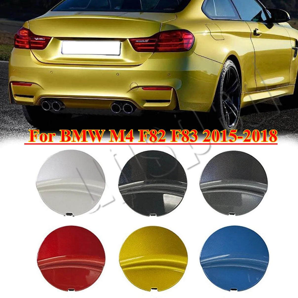 Rear Bumper Tow Hook Hole Eye Cover Cap For BMW M4 F82 F83 2015-2018 51128061606
Rear Bumper Tow Hook Hole Eye Cover Cap For BMW M4 F82 F83 2015-2018 51128061606