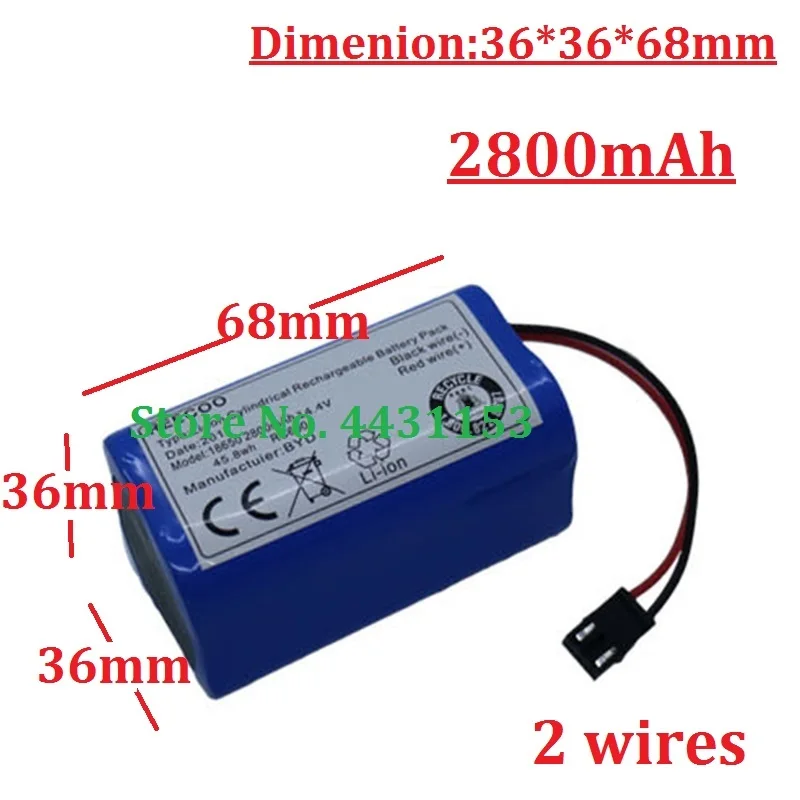 2800mAh Battery For Puppyoo V-M612 Robot Vacuum Cleaner New Li-Ion 18650 14.4V 14.8V
2800mAh Battery For Puppyoo V-M612 Robot Vacuum Cleaner New Li-Ion 18650 14.4V 14.8V