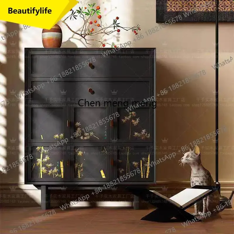 6239 French retro solid wood dining side cabinet American living room locker storage entrance cabinet
6239 French retro solid wood dining side cabinet American living room locker storage entrance cabinet