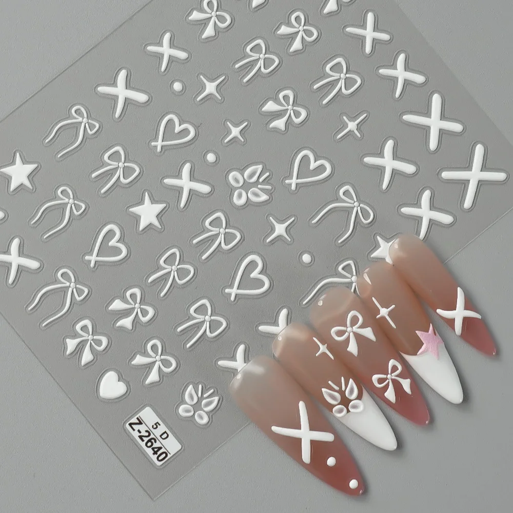 New Designs Colorful Bow Design DIY Nail Stickers for Quick And Easy Manicure Decoration
New Designs Colorful Bow Design DIY Nail Stickers for Quick And Easy Manicure Decoration