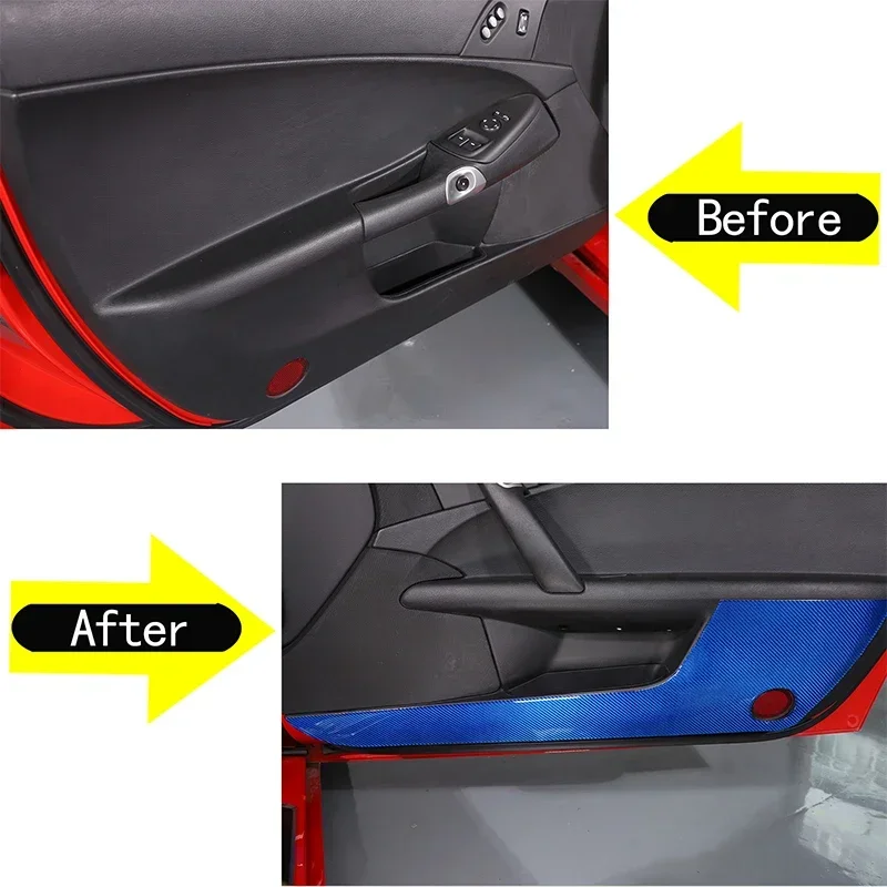 Soft Carbon Fiber 2Pcs For 2005-2013 Chevrolet Corvette C6 Car Door Anti-Kick Panel Sticker Car Interior Protection Accessories
Soft Carbon Fiber 2Pcs For 2005-2013 Chevrolet Corvette C6 Car Door Anti-Kick Panel Sticker Car Interior Protection Accessories