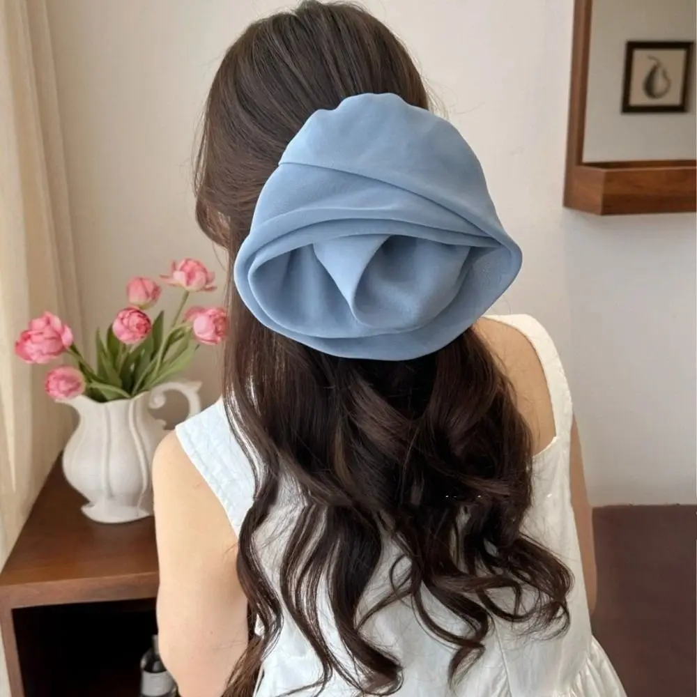 Temperament French Chiffon Hairpin Large Sweet Rose Flower Hair Clips Yellow Purple Women Barrette Seaside
Temperament French Chiffon Hairpin Large Sweet Rose Flower Hair Clips Yellow Purple Women Barrette Seaside