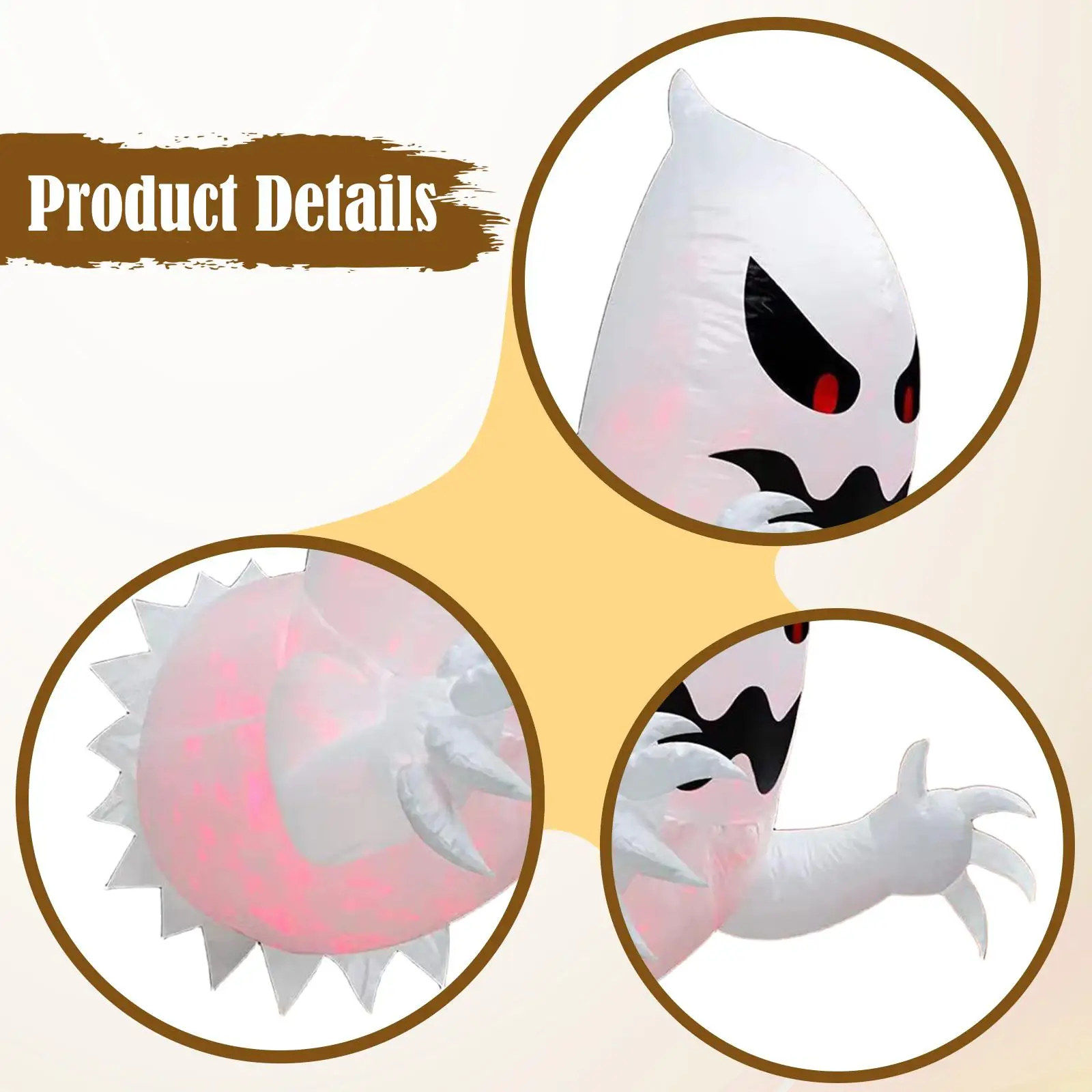Inflatable Halloween Ghost Outdoor Decoration for House Courtyard Garden
Inflatable Halloween Ghost Outdoor Decoration for House Courtyard Garden