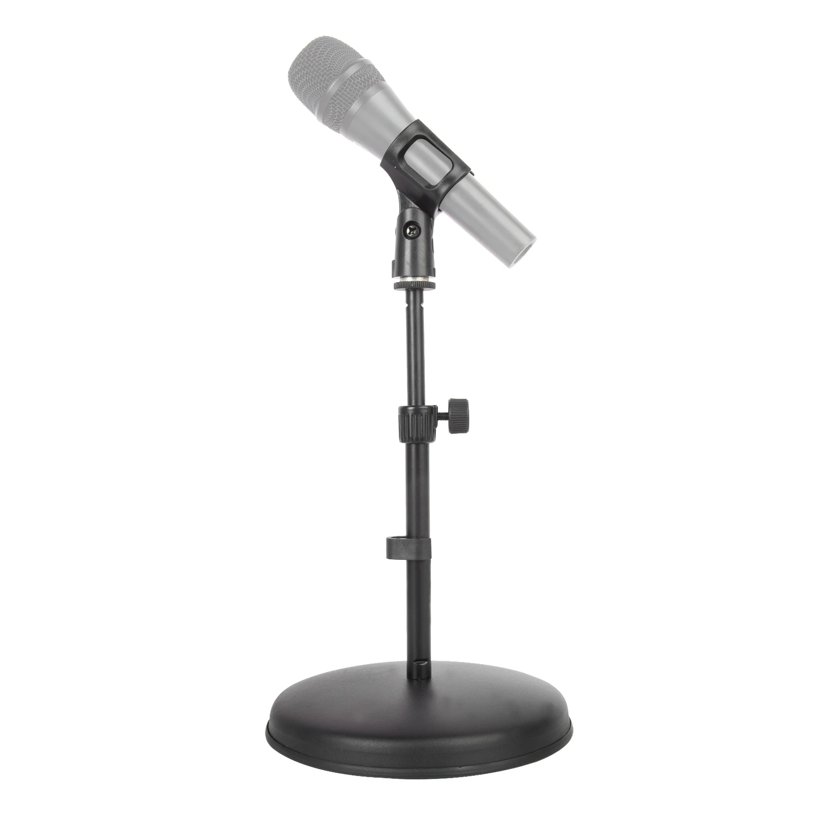 Yinyu 17-28cm Adjustable Desktop Microphone Stand, Heavy Steel Round Base 180mm with 5/8" Male Thread
Yinyu 17-28cm Adjustable Desktop Microphone Stand, Heavy Steel Round Base 180mm with 5/8" Male Thread