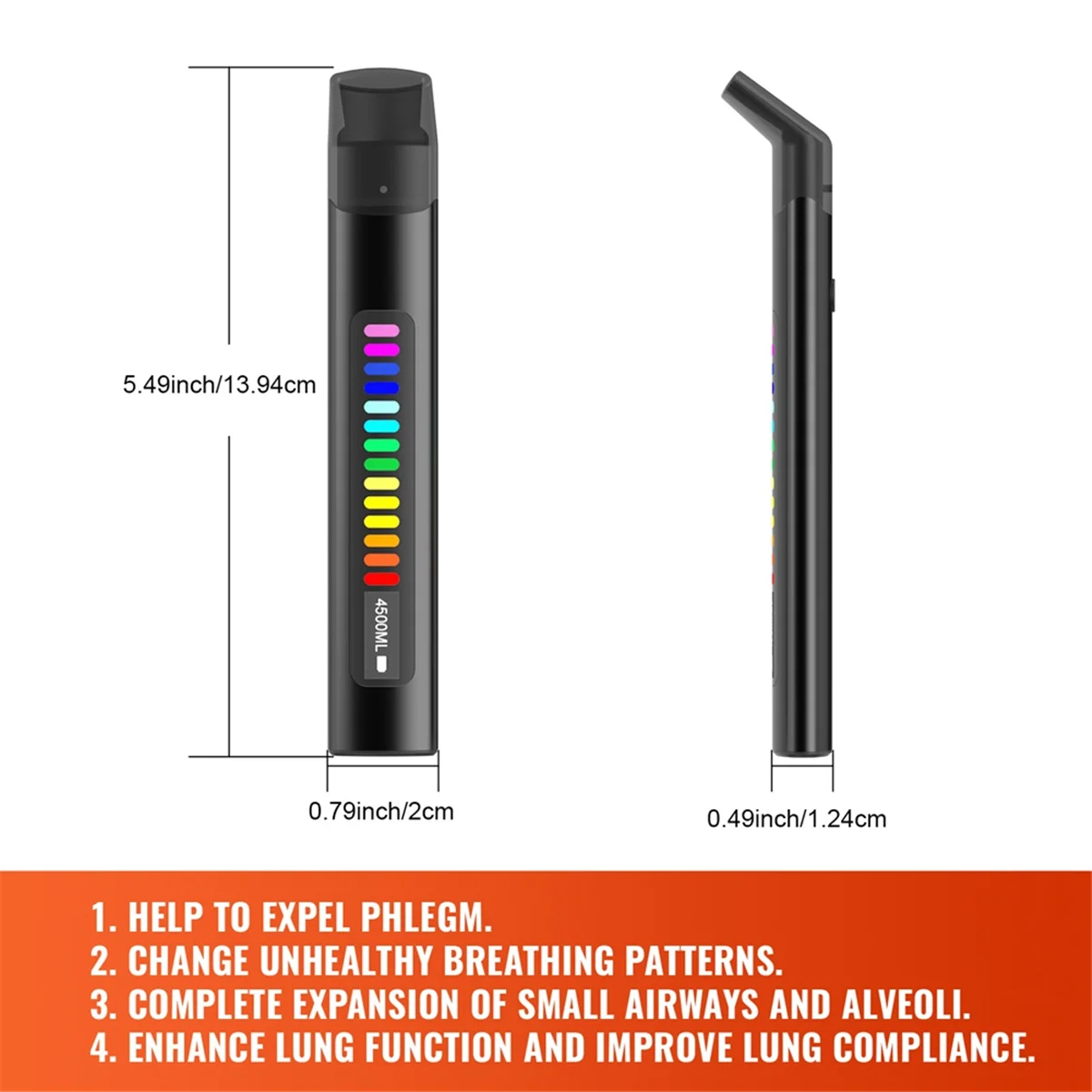 【New User Coupon】New Smart Breathing Trainer, Breathing Exercise Device with Breath Monitor App to Strengthen Breathing Muscles
【New User Coupon】New Smart Breathing Trainer, Breathing Exercise Device with Breath Monitor App to Strengthen Breathing Muscles
