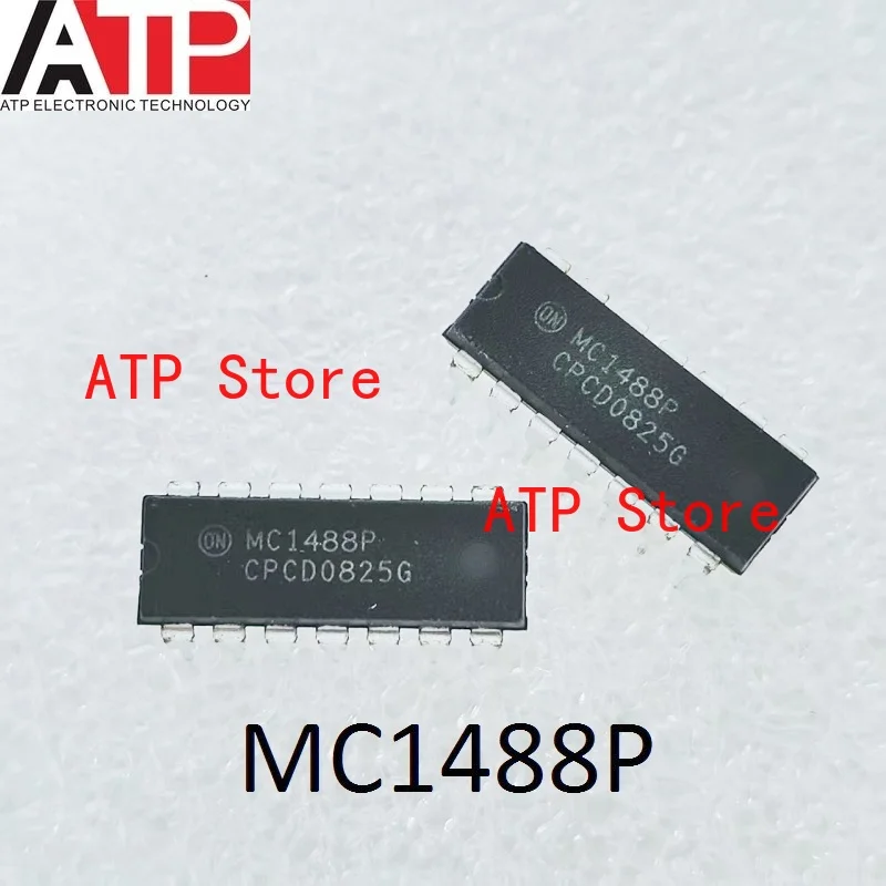 10PCS/LOT New Original MC1488P MC1488 1488 DIP-14 Chip IC Quad Transmitter RS-232 14-Pin PDIP
10PCS/LOT New Original MC1488P MC1488 1488 DIP-14 Chip IC Quad Transmitter RS-232 14-Pin PDIP