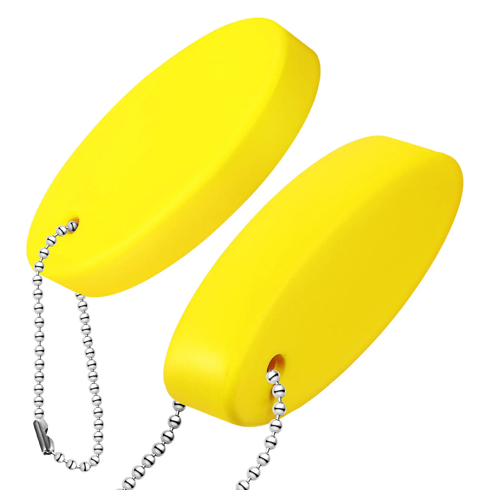 2Pcs Floating Keychains Oval Float Key Ring Smooth Surface Bright Yellow for Water Sports Boating Swimming Diving Fishing
2Pcs Floating Keychains Oval Float Key Ring Smooth Surface Bright Yellow for Water Sports Boating Swimming Diving Fishing