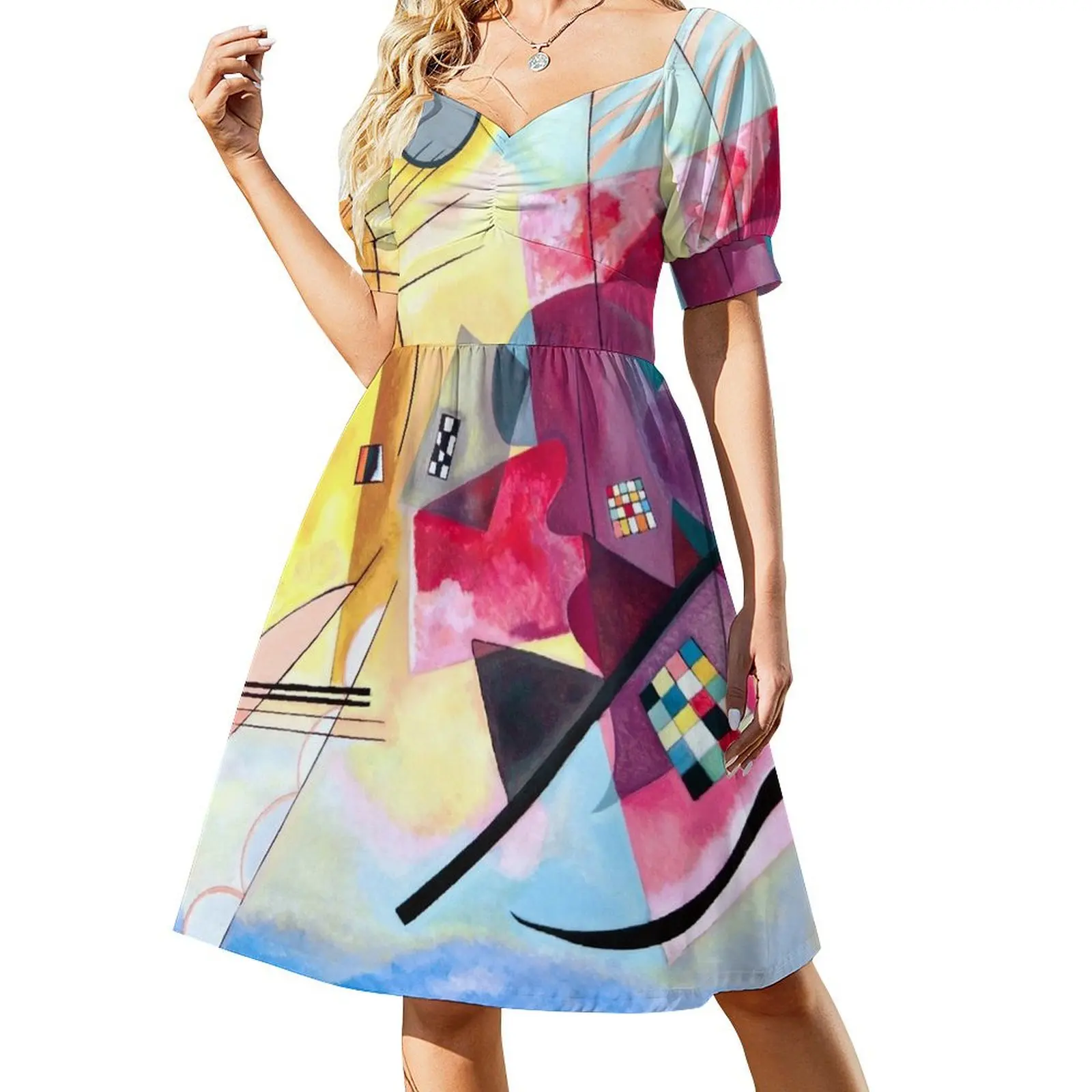 Wassily Kandinsky - Yellow Red Blue Short-Sleeved Dress Woman fashion women dresses
Wassily Kandinsky - Yellow Red Blue Short-Sleeved Dress Woman fashion women dresses