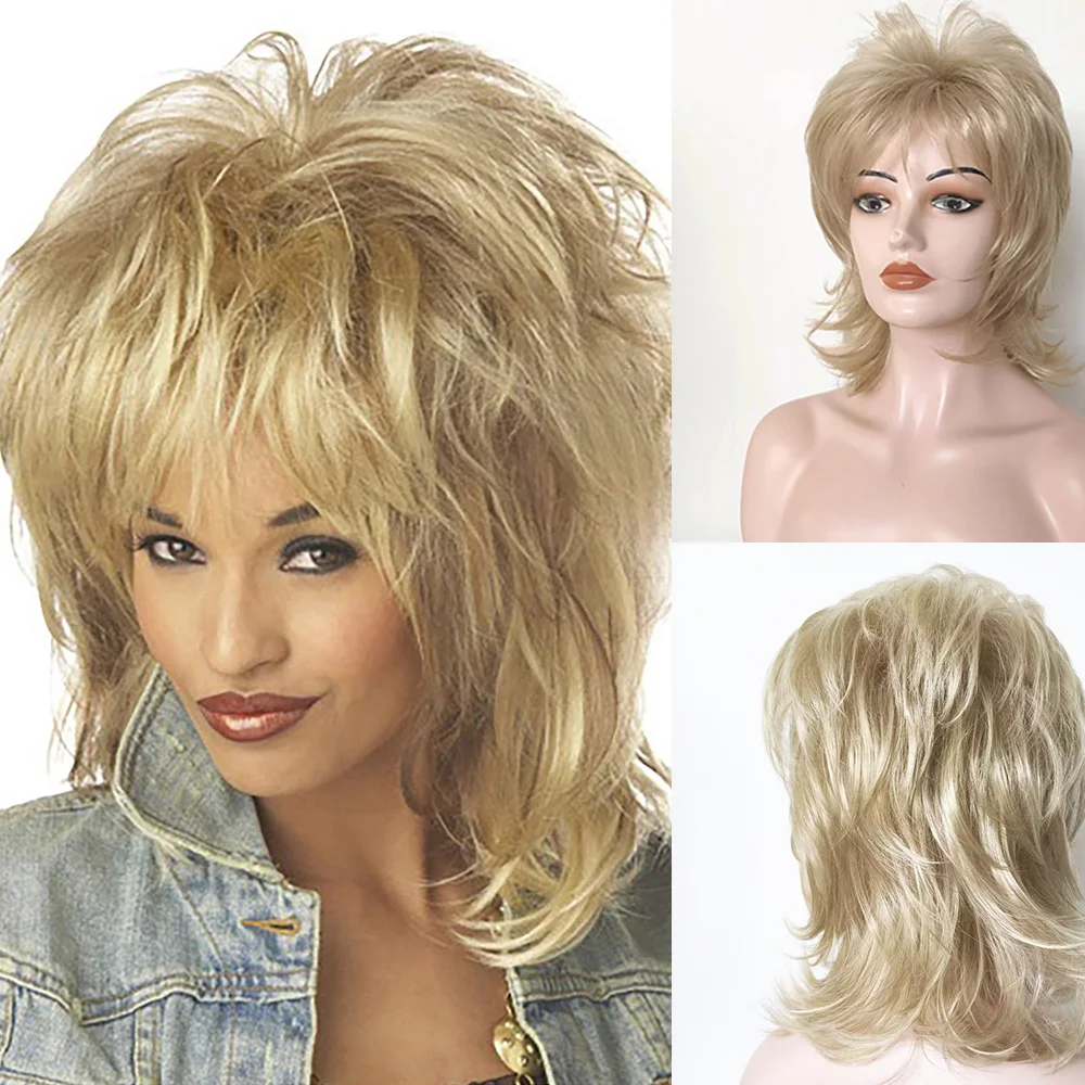 HAIRJOY Synthetic Hair Wig Metal Wig Rock Soul Short Blonde Wig Carnival Wig for Women
HAIRJOY Synthetic Hair Wig Metal Wig Rock Soul Short Blonde Wig Carnival Wig for Women