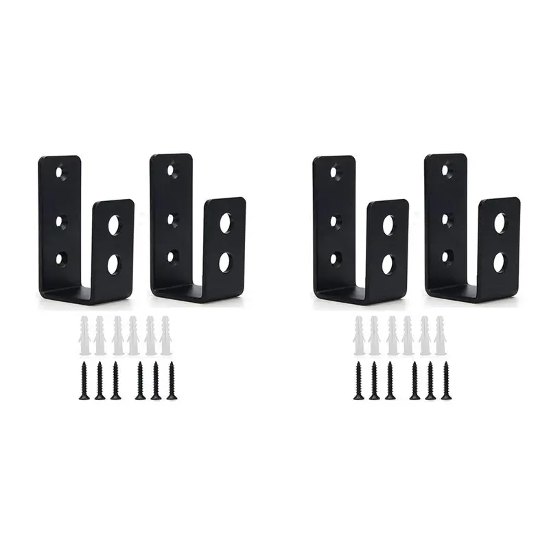 EYFL-4 Pieces 2Inch X 4Inch Door Barrier Clips Heavy Duty Open Rod Bracket U Shape Bracket For Barn Shed Garage Gate
EYFL-4 Pieces 2Inch X 4Inch Door Barrier Clips Heavy Duty Open Rod Bracket U Shape Bracket For Barn Shed Garage Gate