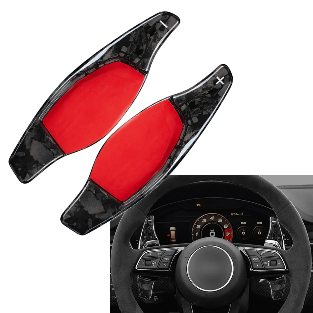 1Pair Forged Carbon Fiber Car Steering Wheel Paddle Shifter Extension For Audi R8 RS3 RS4 RS5 TT RS Q3 Q8
1Pair Forged Carbon Fiber Car Steering Wheel Paddle Shifter Extension For Audi R8 RS3 RS4 RS5 TT RS Q3 Q8
