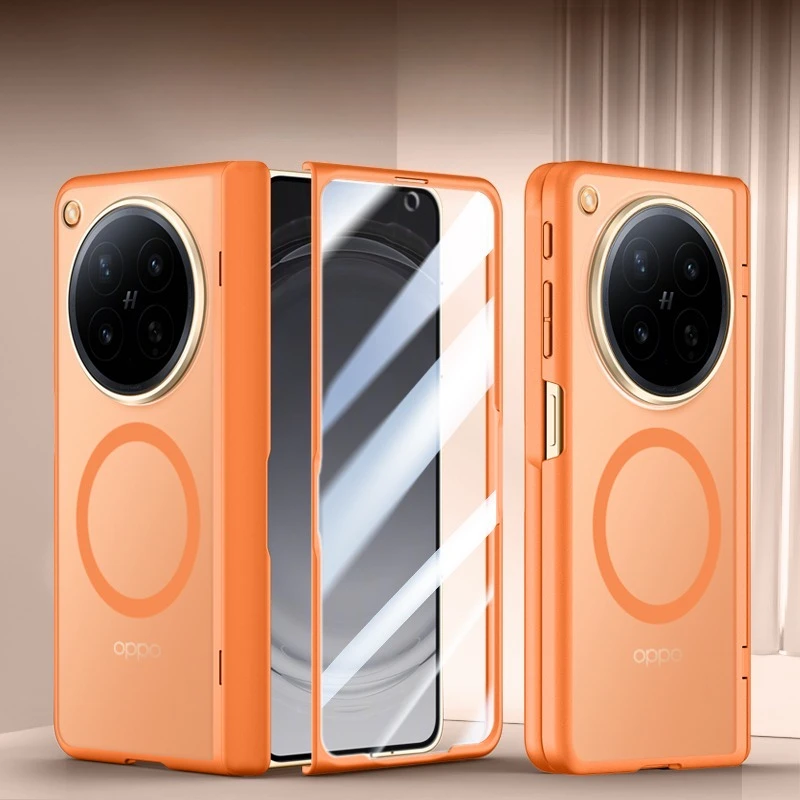 Full Screen Hinge Magnetic Case for OPPO Find N6 Matte Shockproof Metal Lens Protection Hard Cover for oppo Find N6
Full Screen Hinge Magnetic Case for OPPO Find N6 Matte Shockproof Metal Lens Protection Hard Cover for oppo Find N6