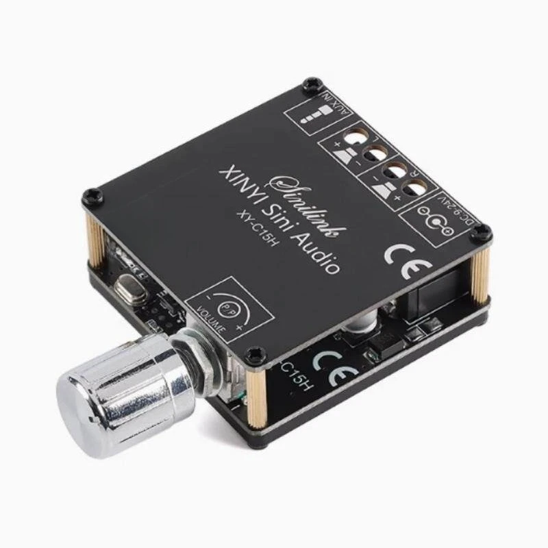 XY-C15H 20W * 2 Stereo Bluetooth Digital Power Amplifier Board Module Dual Channel 360 Degree Stepless Tuning
XY-C15H 20W * 2 Stereo Bluetooth Digital Power Amplifier Board Module Dual Channel 360 Degree Stepless Tuning