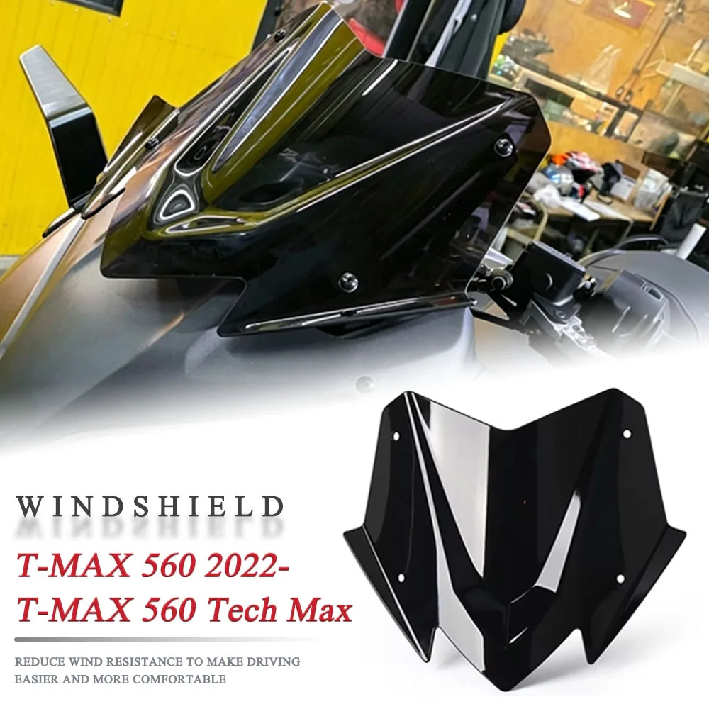 Motorcycle Windshield WindScreen Viser Visor Front Fits For YAMAHA T-MAX 560 TECH MAX T-MAX560 TMAX560 TMAX 560 2022-2026 2025
Motorcycle Windshield WindScreen Viser Visor Front Fits For YAMAHA T-MAX 560 TECH MAX T-MAX560 TMAX560 TMAX 560 2022-2026 2025