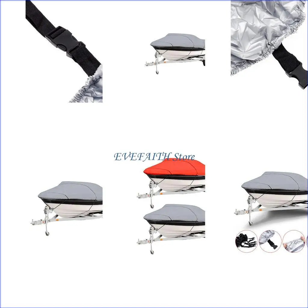 124B Weatherproof Boat Cover Shield 210D Heavy Duty Dustproof Sleeve for Marine Yacht
124B Weatherproof Boat Cover Shield 210D Heavy Duty Dustproof Sleeve for Marine Yacht