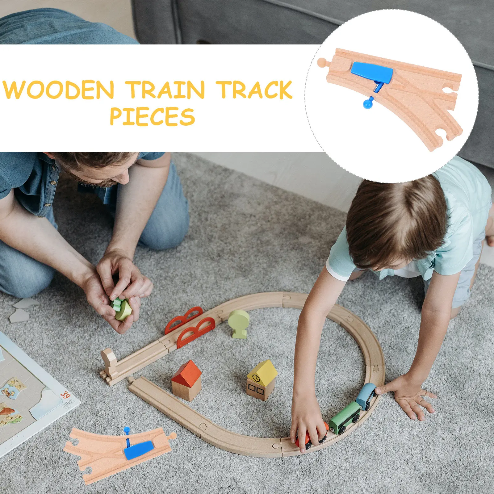 Wooden Train Track Scene Layout Promotes Memory Logical Assembly Play Wooden Train Track Party Favor
Wooden Train Track Scene Layout Promotes Memory Logical Assembly Play Wooden Train Track Party Favor