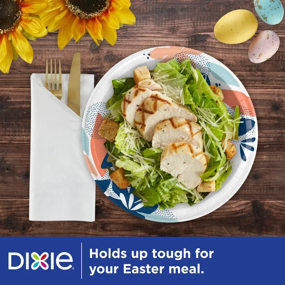 Everyday Disposable Paper Plates, 10", Multi-Color, 150 Count
Everyday Disposable Paper Plates, 10", Multi-Color, 150 Count