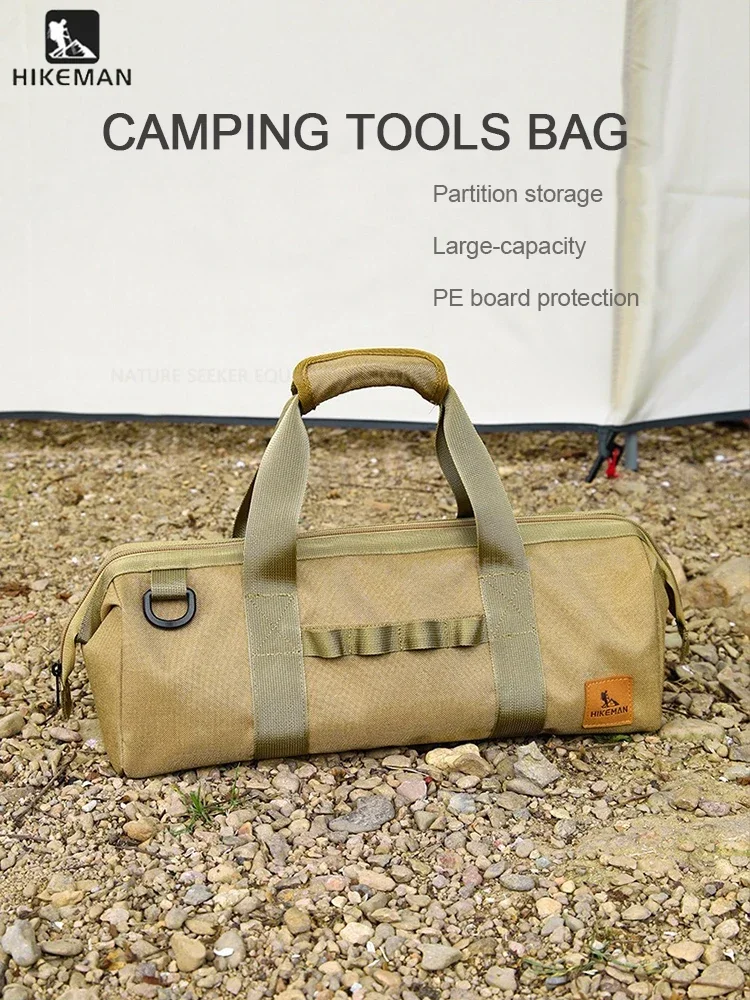 HIKEMAN Camping Tools Bag Outdoor Tent Canopy Ground Nail Storage Bag Portable Large Capacity Hammer Pegs Organizer 900D Oxford
HIKEMAN Camping Tools Bag Outdoor Tent Canopy Ground Nail Storage Bag Portable Large Capacity Hammer Pegs Organizer 900D Oxford