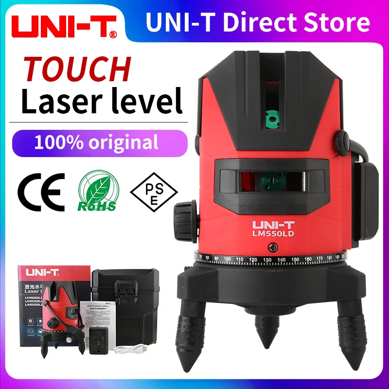UNI-T 3D Laser Level 2/3/5 Lines green line SelfLeveling 360 Horizontal And Vertical Super Powerful Laser level green Beam laser
UNI-T 3D Laser Level 2/3/5 Lines green line SelfLeveling 360 Horizontal And Vertical Super Powerful Laser level green Beam laser