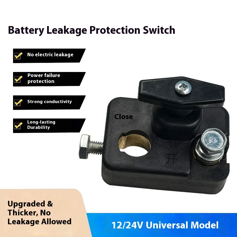Car Battery Disconnect Switch on Off Button Brass Negative Power-off Anti-leakage Cutter Isolator Cut Chang Accessories
Car Battery Disconnect Switch on Off Button Brass Negative Power-off Anti-leakage Cutter Isolator Cut Chang Accessories