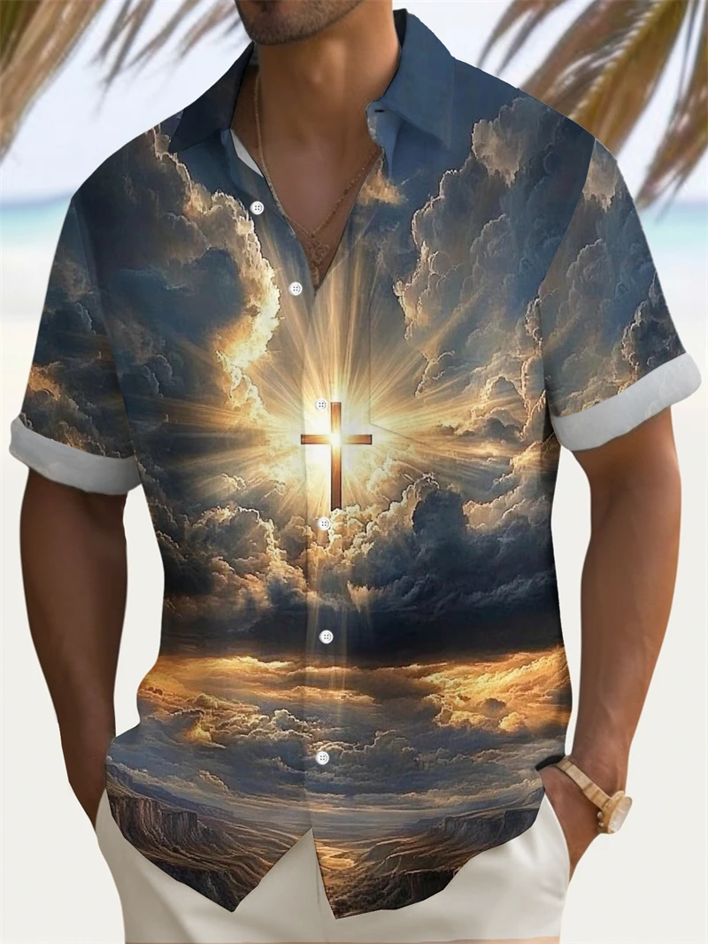 God Jesus Mary 3D Print Hawaiian Shirts For Men Casual Short Sleeve Oversived Tee Shirt Top Clothes Men Button Up Shirts Blouses 
God Jesus Mary 3D Print Hawaiian Shirts For Men Casual Short Sleeve Oversived Tee Shirt Top Clothes Men Button Up Shirts Blouses
