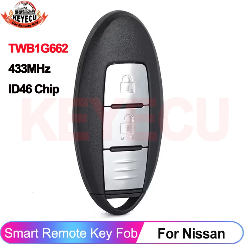 KEYECU TWB1G662 для Nissan Micra Juke Leaf Note для Renault Alaska 2017 CWTWB1U825 автомобильный ключ 433 МГц ID46 чип умный пульт дистанционного управления
KEYECU TWB1G662 для Nissan Micra Juke Leaf Note для Renault Alaska 2017 CWTWB1U825 автомобильный ключ 433 МГц ID46 чип умный пульт дистанционного управления
