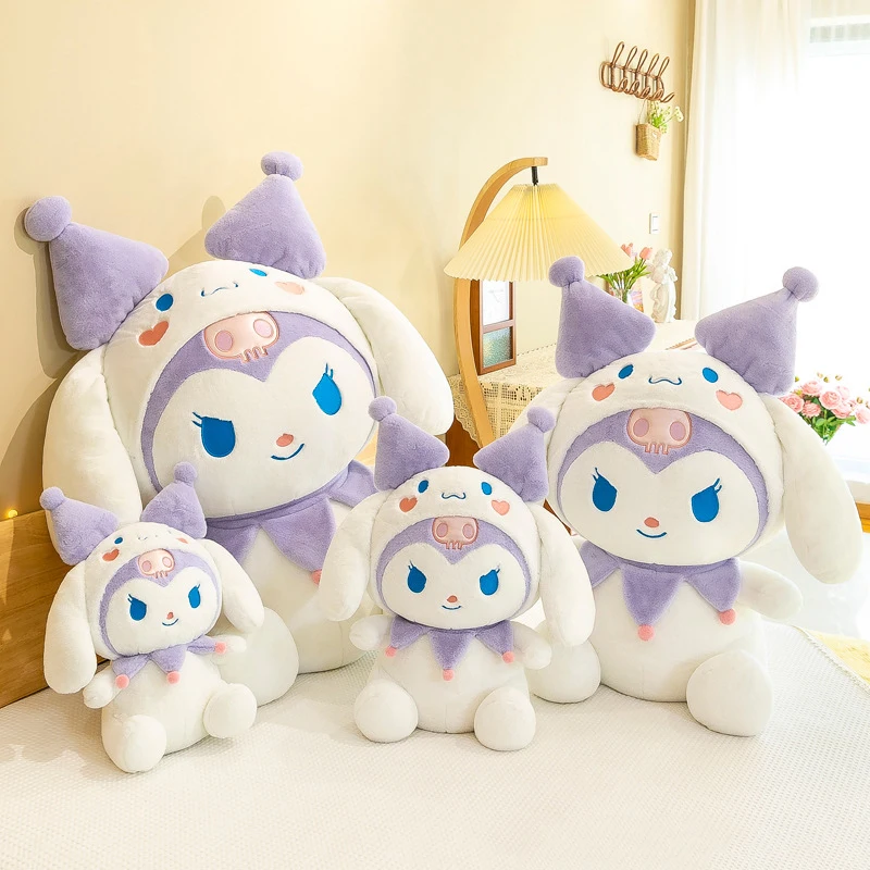2023 New Hot Cute Sanrio Kuromi Kawaii Colorful Cross-dressing Serie Doll Cinnamoroll Large Toy Birthday Gift Plush Toy Girl Gif
2023 New Hot Cute Sanrio Kuromi Kawaii Colorful Cross-dressing Serie Doll Cinnamoroll Large Toy Birthday Gift Plush Toy Girl Gif