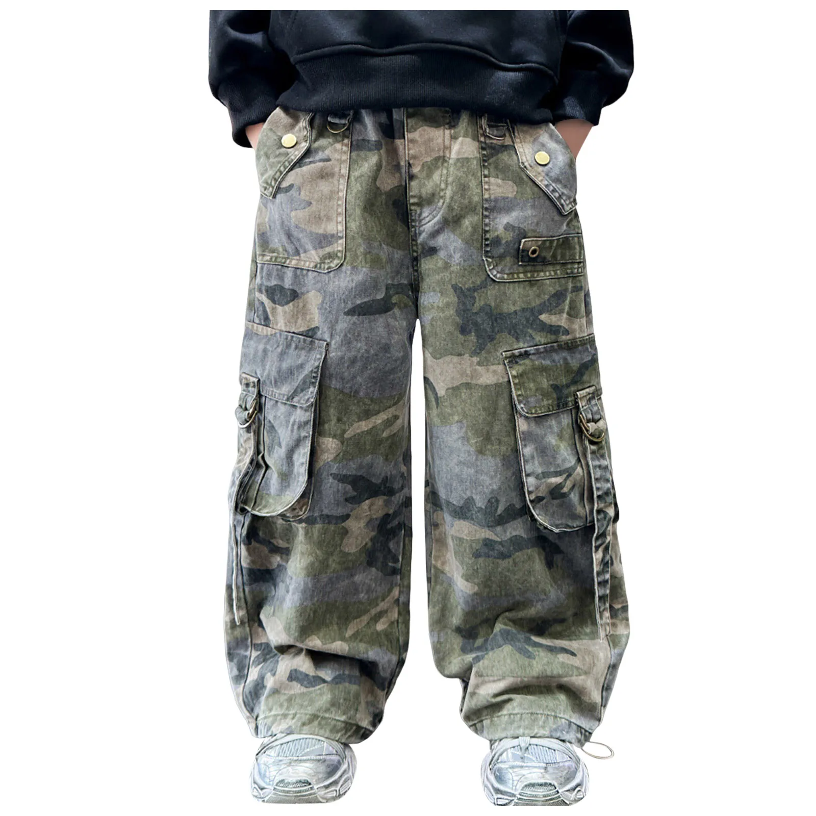 Милая спортивная одежда для мальчиков, весенне-осенние брюки, детская камуфляжная рабочая одежда среднего размера, брюки свободного покроя, брюки с ногами, бейсбольные брюки
Милая спортивная одежда для мальчиков, весенне-осенние брюки, детская камуфляжная рабочая одежда среднего размера, брюки свободного покроя, брюки с ногами, бейсбольные брюки