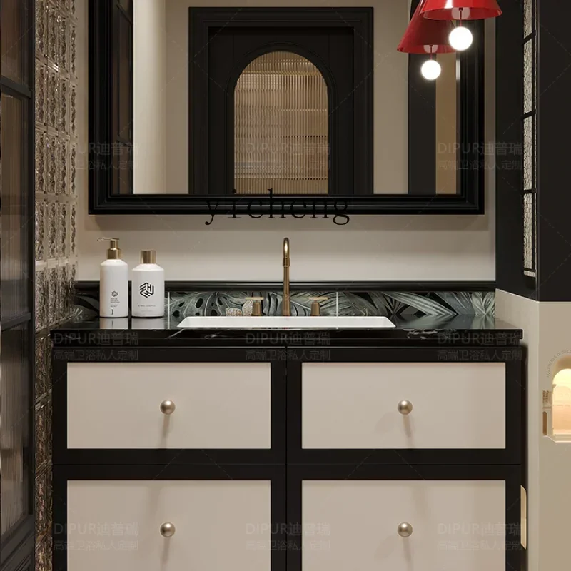 X-13 Chinese Style Bathroom Cabinet Bathroom Black Corian Whole Washbin Chinese Style Washstand
X-13 Chinese Style Bathroom Cabinet Bathroom Black Corian Whole Washbin Chinese Style Washstand