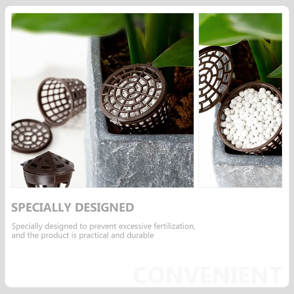 100Pcs Gardening Fertilizer Container with Lid Premium Plastic Fertilizer Holder for Bonsai Slow Release Fertilizing Protection
100Pcs Gardening Fertilizer Container with Lid Premium Plastic Fertilizer Holder for Bonsai Slow Release Fertilizing Protection