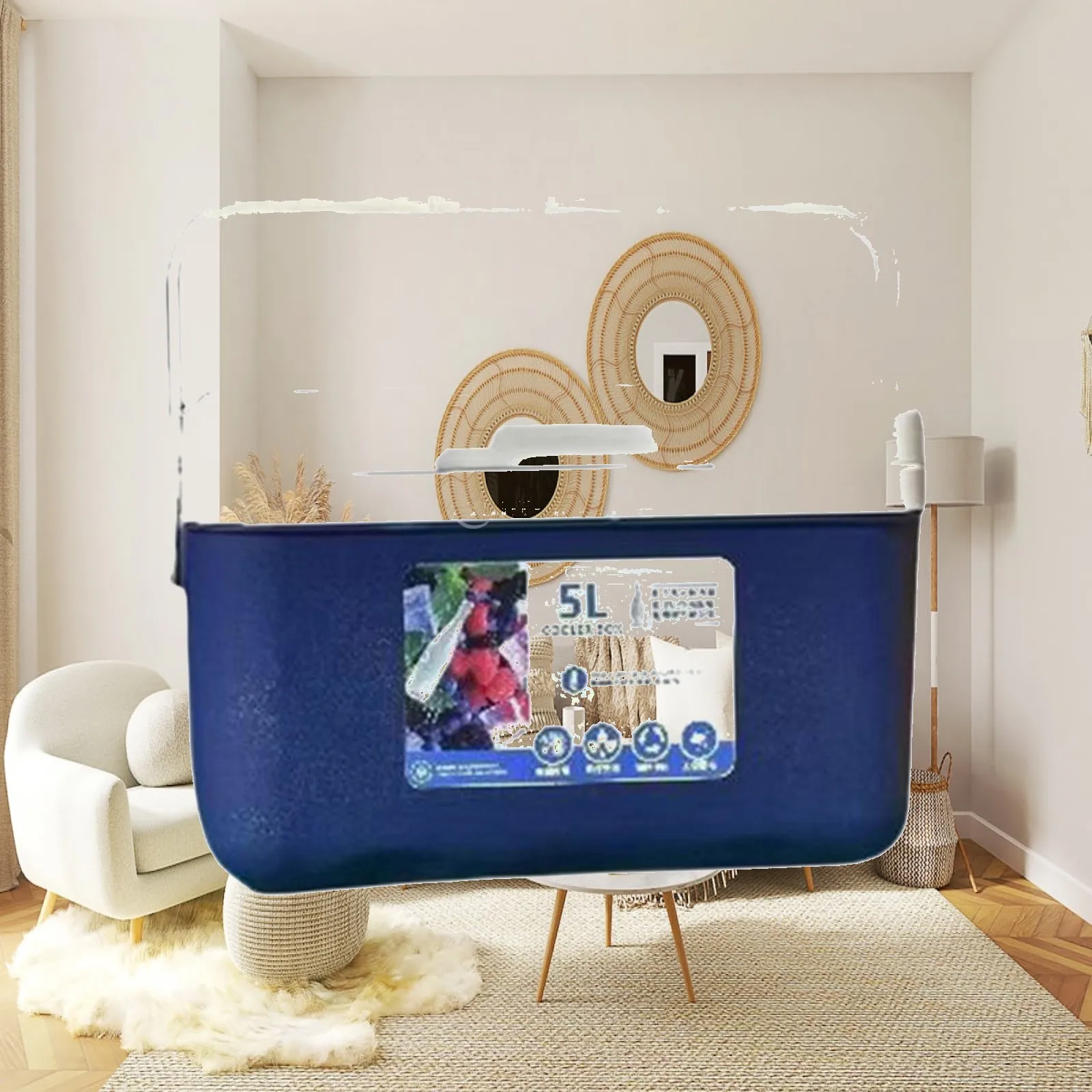 5L Picnic Ice Bucket Beverage Storage Organizer Drink Carrier Car Refrigerator Fridge for Beach Groceries Indoor Home Boating
5L Picnic Ice Bucket Beverage Storage Organizer Drink Carrier Car Refrigerator Fridge for Beach Groceries Indoor Home Boating