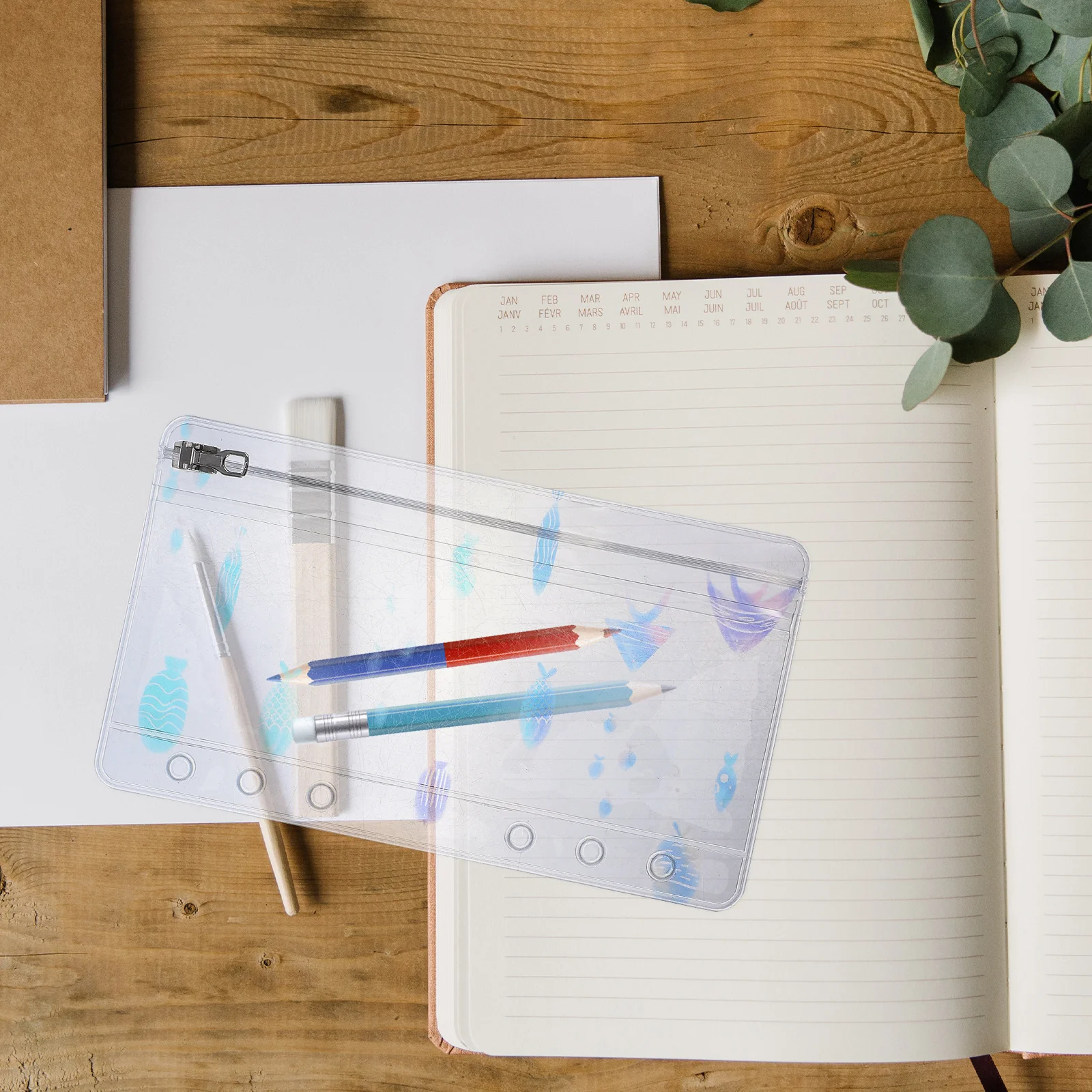 Ocean Series A6 Binder Zipper Pouch PVC 6-Hole Notebook Pocket Shell Design Storage Bag Document Business Card Organization
Ocean Series A6 Binder Zipper Pouch PVC 6-Hole Notebook Pocket Shell Design Storage Bag Document Business Card Organization