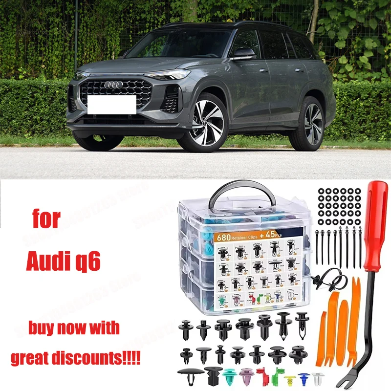 For Audi q6 BMW VW Porsche Toyota Car Plastic Retainer Clips Kit 680+45pcs Auto Fender Push Pin Car Fastener Clip Mixed Set
For Audi q6 BMW VW Porsche Toyota Car Plastic Retainer Clips Kit 680+45pcs Auto Fender Push Pin Car Fastener Clip Mixed Set