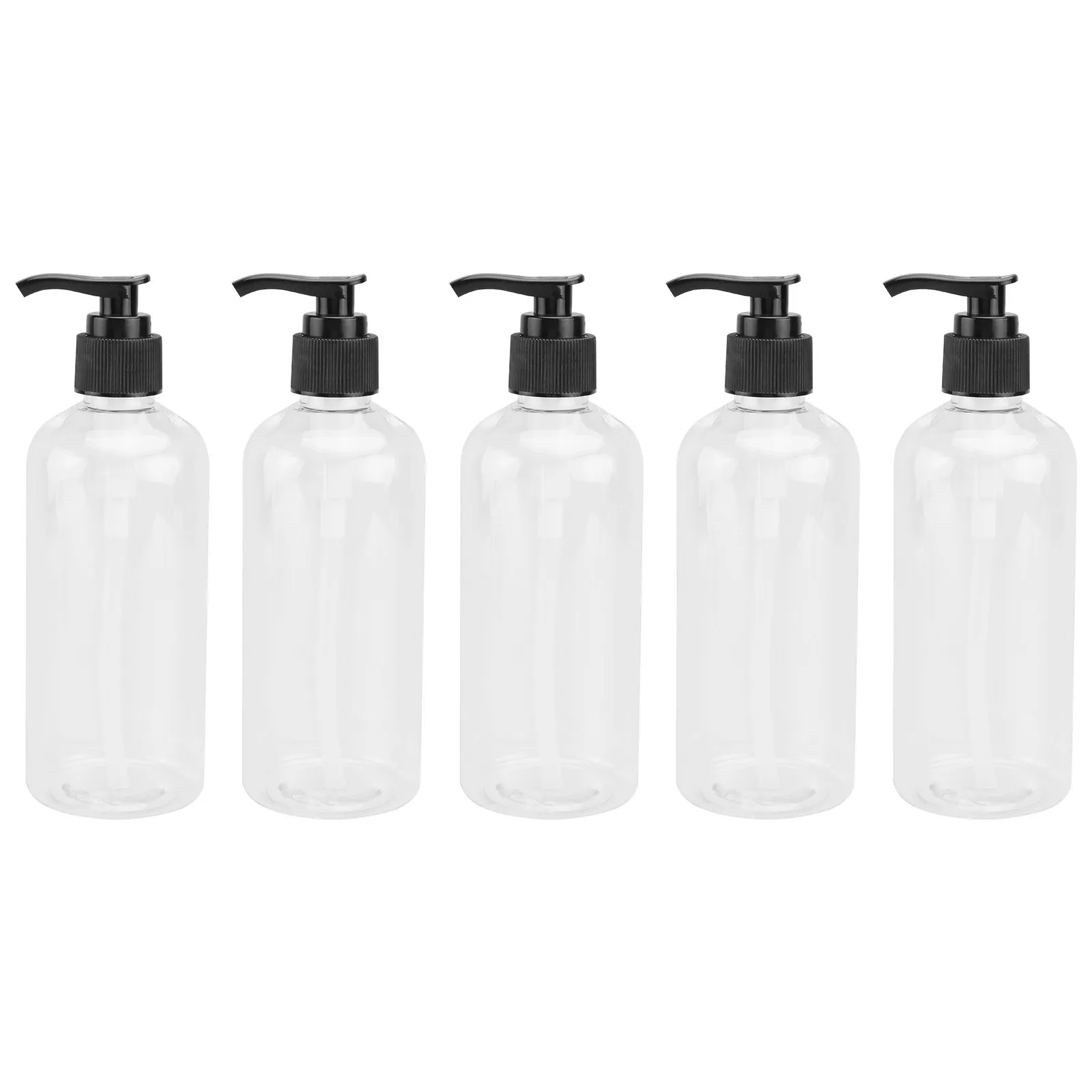 5Pcs Press Pump Bottles Refillable Subpackaging Bottles Black 300Ml Liquid Dispenser for Shower Gel Lotion Soap Storage Home
5Pcs Press Pump Bottles Refillable Subpackaging Bottles Black 300Ml Liquid Dispenser for Shower Gel Lotion Soap Storage Home