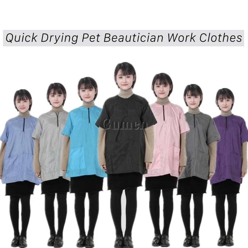 S/M/L/XL/2XL/3XL Pet Beautician Work Clothes Anti Static Breathable Quick Drying Apron For Dog Cat Grooming Pet Beauty Robe
S/M/L/XL/2XL/3XL Pet Beautician Work Clothes Anti Static Breathable Quick Drying Apron For Dog Cat Grooming Pet Beauty Robe