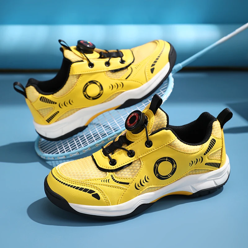 Профессиональная детская тренировочная обувь для бадминтона, противоскользящая детская волейбольная спортивная обувь среднего и большого размера, теннисная обувь 
Профессиональная детская тренировочная обувь для бадминтона, противоскользящая детская волейбольная спортивная обувь среднего и большого размера, теннисная обувь