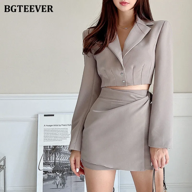 BGTEEVER Elegant Ladies 2 Pieces Skirt Set Long Sleeve Blazer Jackets Women Package Hip Mini Skirts Spring Female Outfits
BGTEEVER Elegant Ladies 2 Pieces Skirt Set Long Sleeve Blazer Jackets Women Package Hip Mini Skirts Spring Female Outfits