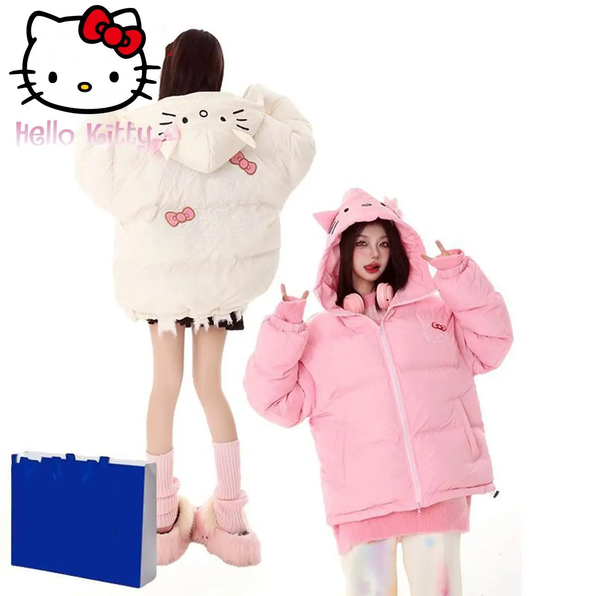 Новинка Hellokittys зимняя куртка с хлопковой подкладкой кавайная Милая Sanrio креативная теплая свободная Спортивная мультяшная с длинным рукавом подарок на день рождения
Новинка Hellokittys зимняя куртка с хлопковой подкладкой кавайная Милая Sanrio креативная теплая свободная Спортивная мультяшная с длинным рукавом подарок на день рождения