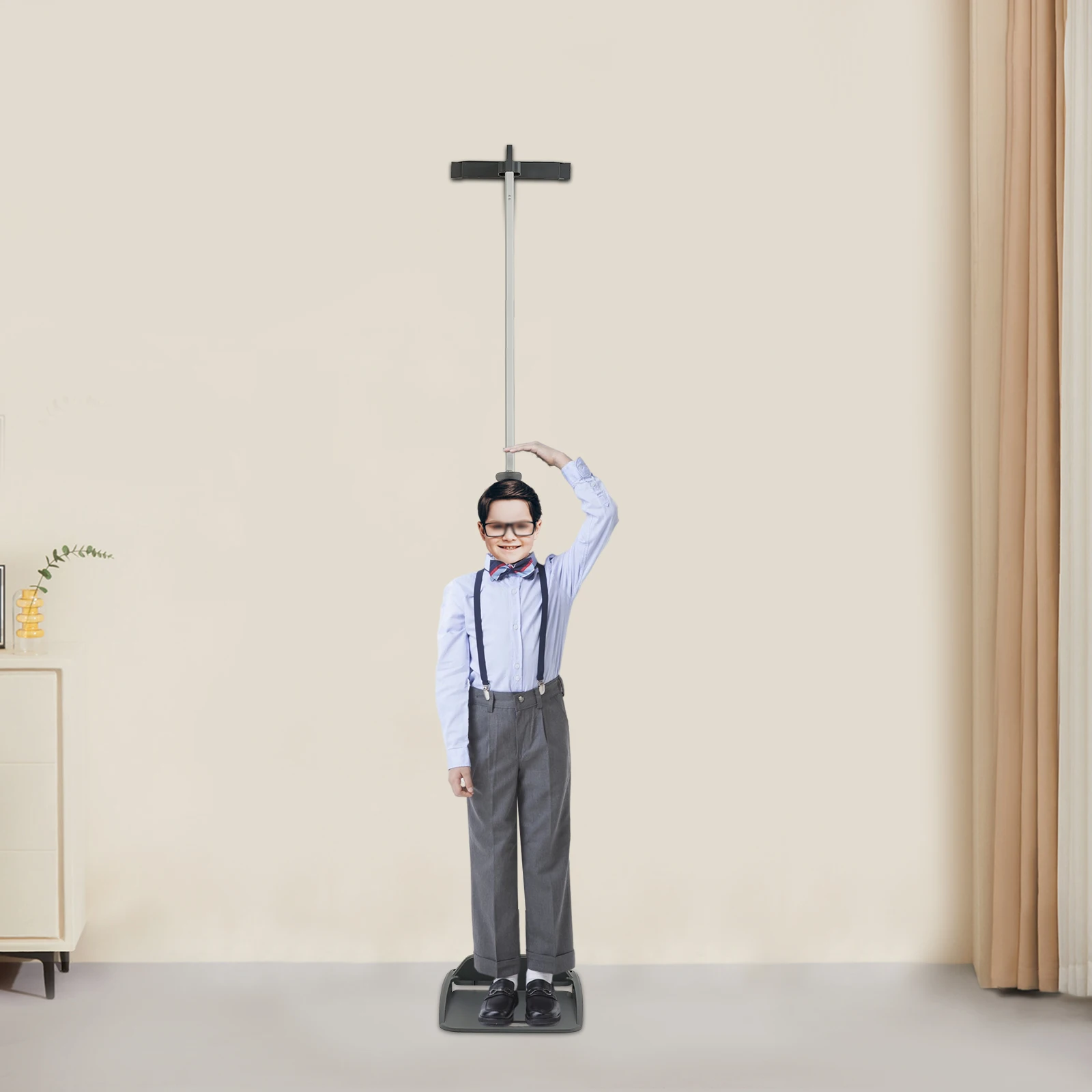 Gray Portable Height Measurement Tool for Kids and Adults for Home Gym Physical Examination Medical Use Simple Clean-up
Gray Portable Height Measurement Tool for Kids and Adults for Home Gym Physical Examination Medical Use Simple Clean-up