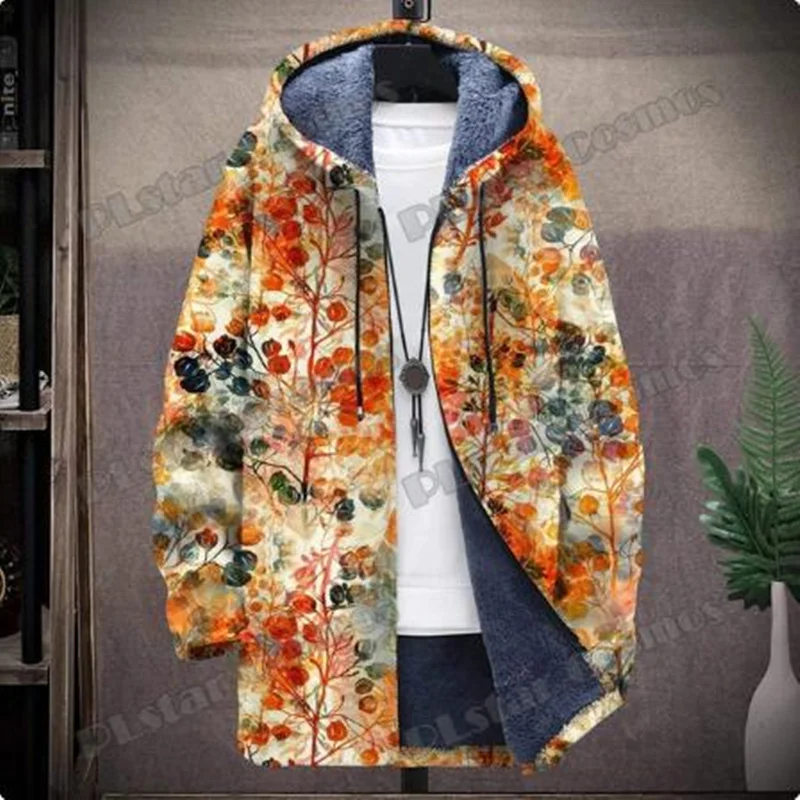 Harajuku Winter men's hooded jacket with floral and hummingbird 3D printed hooded zipper jacket casual thick warm hooded jacket
Harajuku Winter men's hooded jacket with floral and hummingbird 3D printed hooded zipper jacket casual thick warm hooded jacket