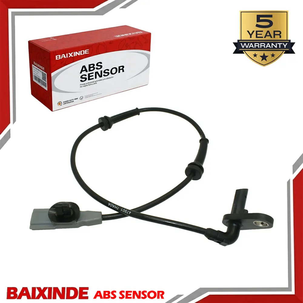 ABS Wheel Speed Sensor for Nissan Versa 2012-2019 L4 1.6L 47901-1HA0A Rear Left
ABS Wheel Speed Sensor for Nissan Versa 2012-2019 L4 1.6L 47901-1HA0A Rear Left
