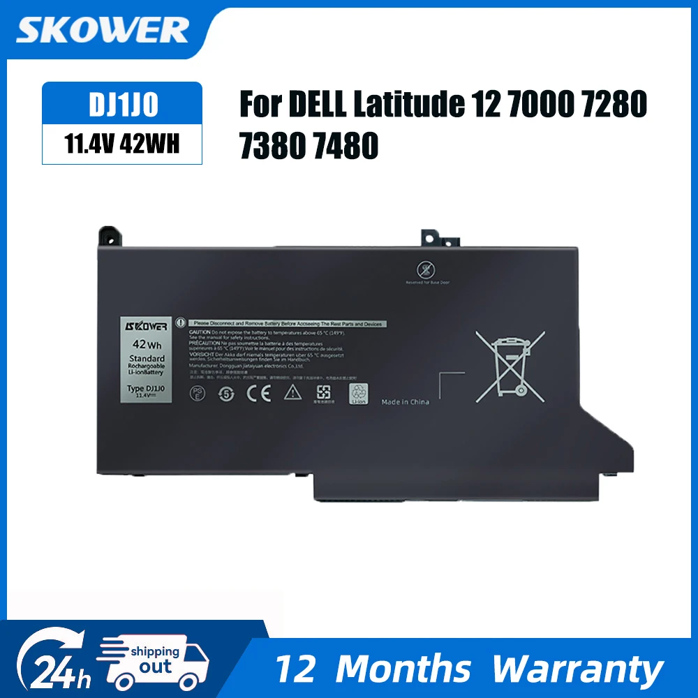 Аккумулятор для ноутбука SKOWER F3YGT DJ1J0 для Dell Latitude 12 7000 7280/E7280 7490/E7490 7290/E7290 7380/E7380 7390/E7390 7480/E7480
Аккумулятор для ноутбука SKOWER F3YGT DJ1J0 для Dell Latitude 12 7000 7280/E7280 7490/E7490 7290/E7290 7380/E7380 7390/E7390 7480/E7480