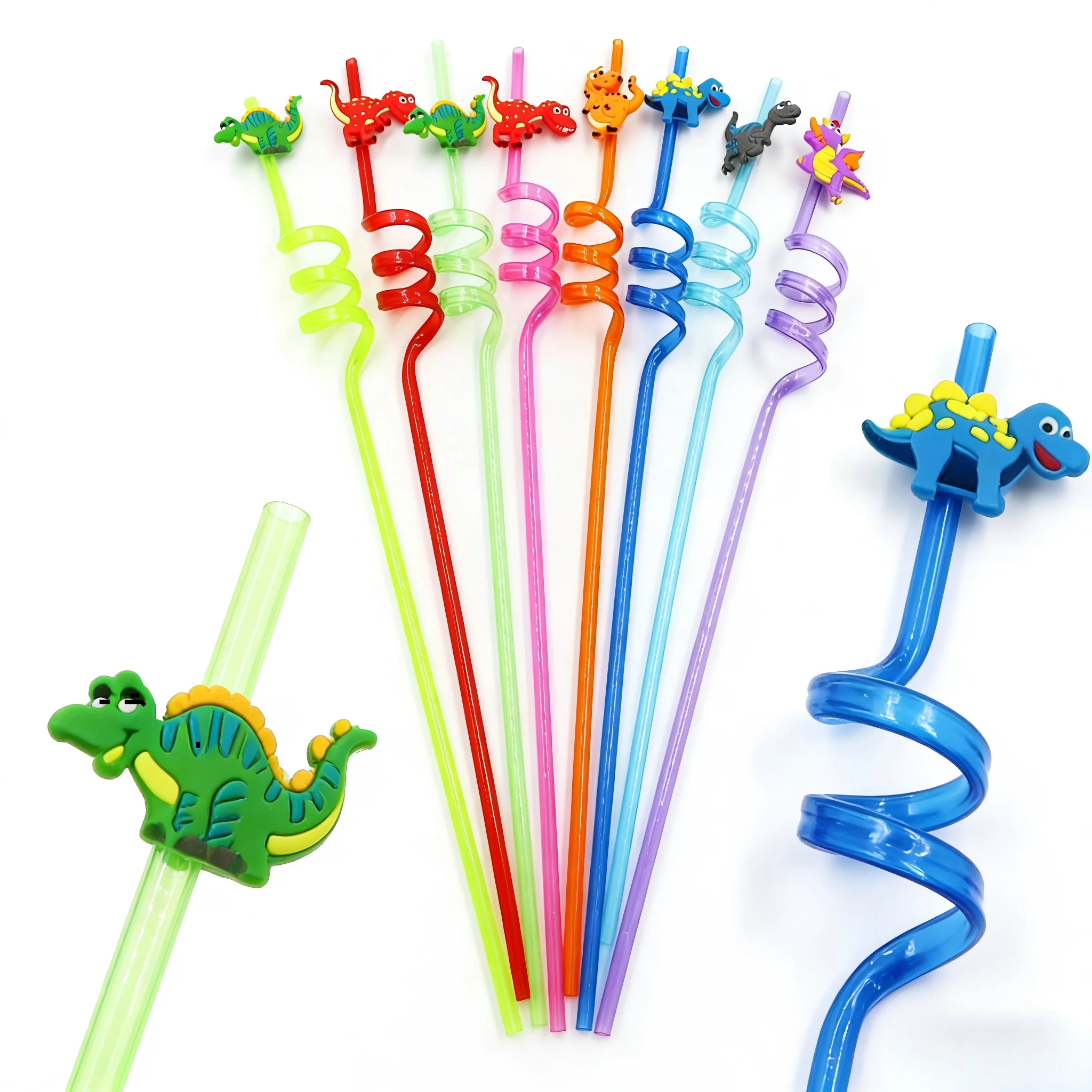 Novelty Dinosaur Straws Reusable Plastic Cute Drinking Straws for Kid's Gift Birthday Party Daily Using with Cleaning Brush
Novelty Dinosaur Straws Reusable Plastic Cute Drinking Straws for Kid's Gift Birthday Party Daily Using with Cleaning Brush
