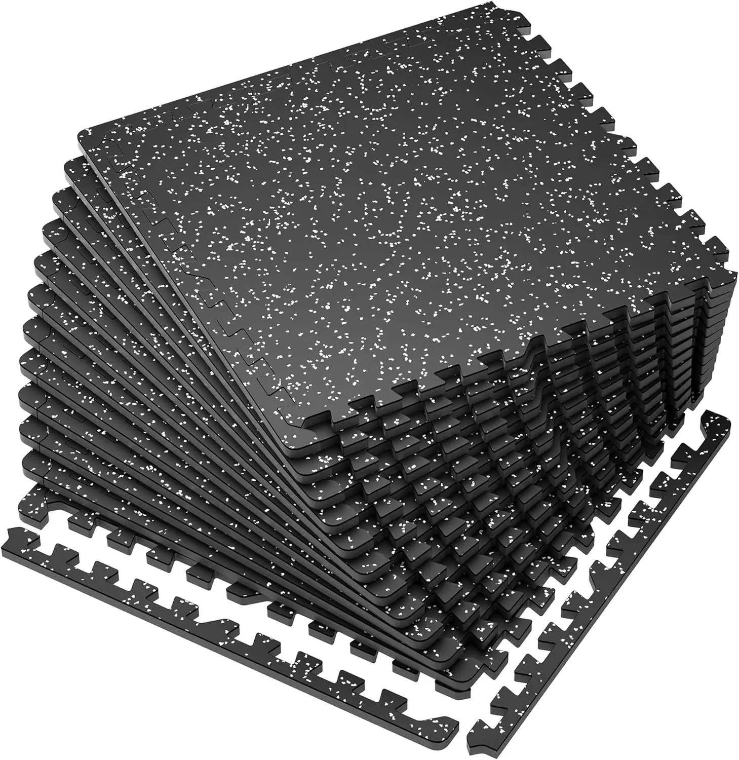 12-Piece Interlocking Gym Mats, 0.56'' Thick EVA Foam with Rubber Top, 48 Sq Ft for Home Workout Flooring
12-Piece Interlocking Gym Mats, 0.56'' Thick EVA Foam with Rubber Top, 48 Sq Ft for Home Workout Flooring