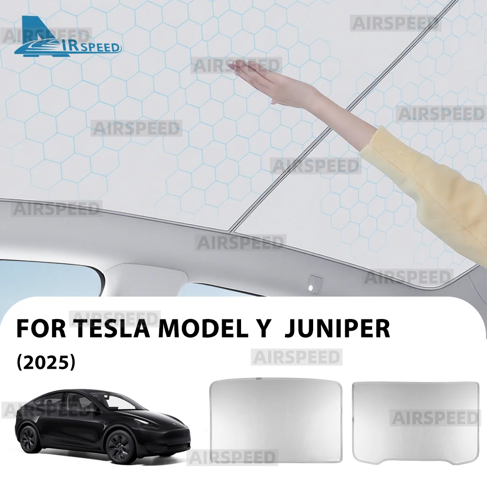 For Tesla Model Y Juniper Launch 2025 2026-UP Ice Cloth Buckle Glass Roof Sunshade Car Front Rear Sunroof Skylight Accessories
For Tesla Model Y Juniper Launch 2025 2026-UP Ice Cloth Buckle Glass Roof Sunshade Car Front Rear Sunroof Skylight Accessories