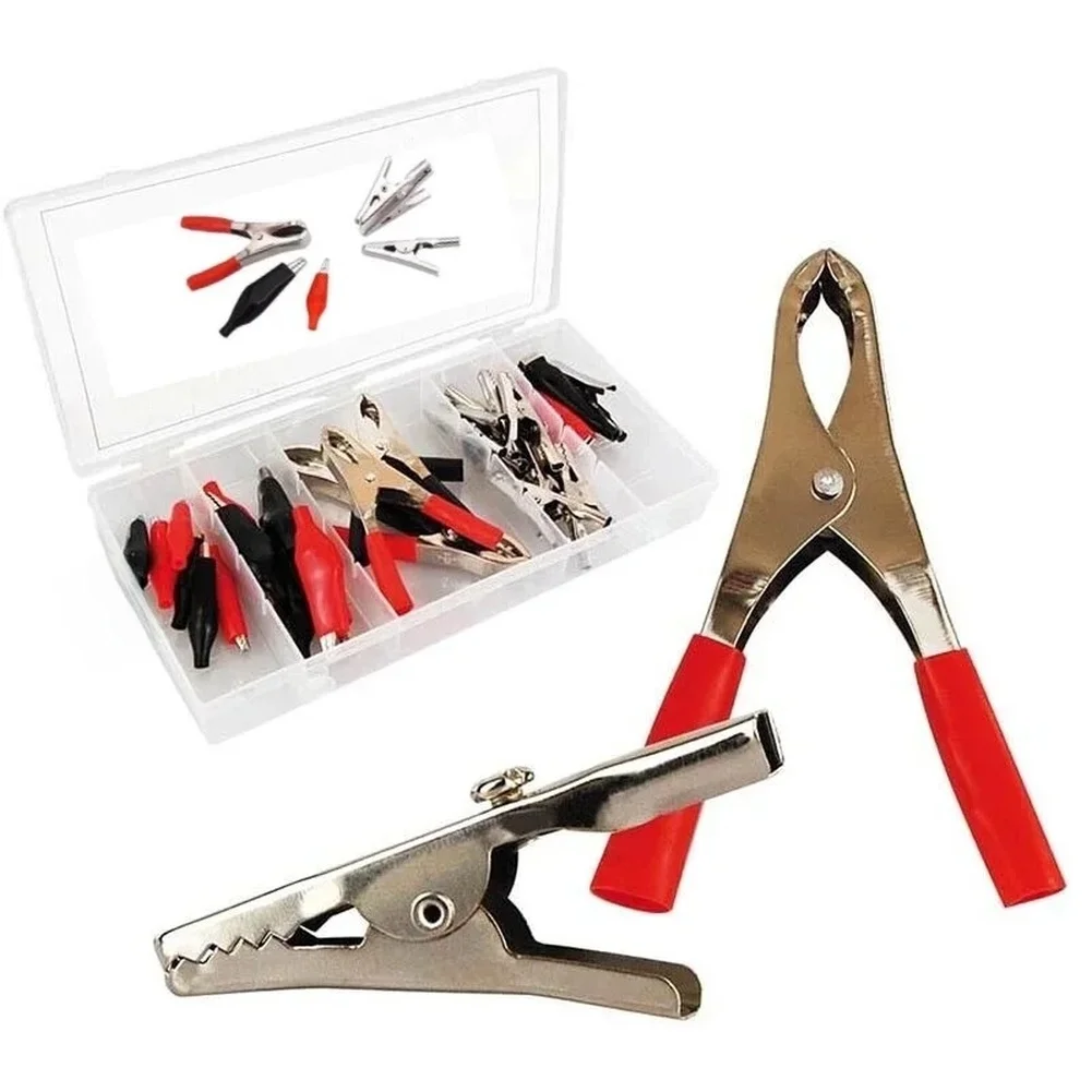 30pcs For Alligator Clips Insulated with Plastic Covers for Electrical and For Car Battery Testing Applications
30pcs For Alligator Clips Insulated with Plastic Covers for Electrical and For Car Battery Testing Applications