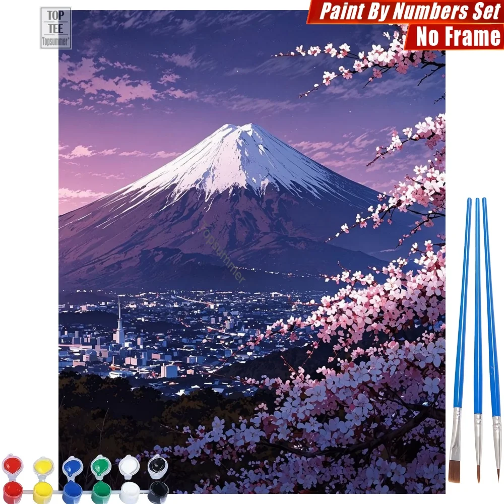Cherry Blossom Fuji DIY Digital Oil Paints Set - Falling Sky Fuji Abstract Wall Art Birthday Gift For Colleague
Cherry Blossom Fuji DIY Digital Oil Paints Set - Falling Sky Fuji Abstract Wall Art Birthday Gift For Colleague