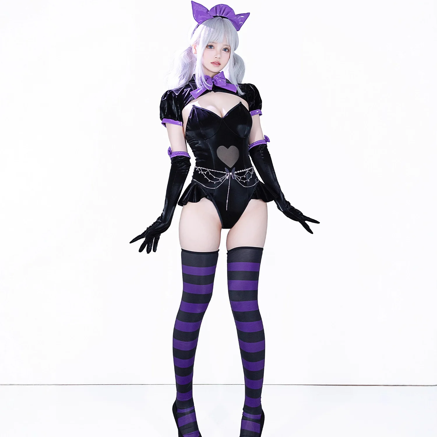 Goth Cat Ear Cosplay Set - Anime Lingerie for Role Play, Trendy & Versatile Outfit
Goth Cat Ear Cosplay Set - Anime Lingerie for Role Play, Trendy & Versatile Outfit
